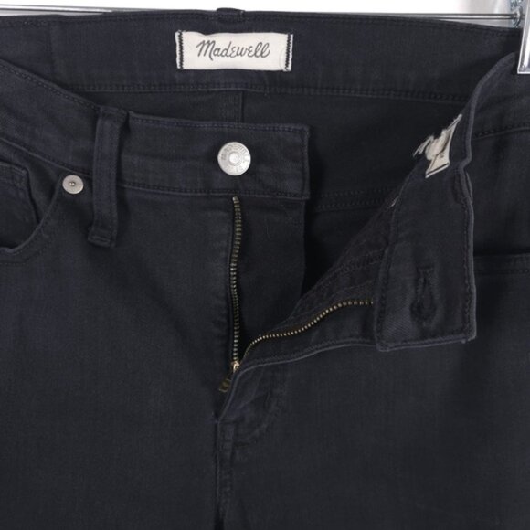 MADEWELL 9” HIGH RISE SKINNY Jeans Black Size 28 - Picture 10 of 13